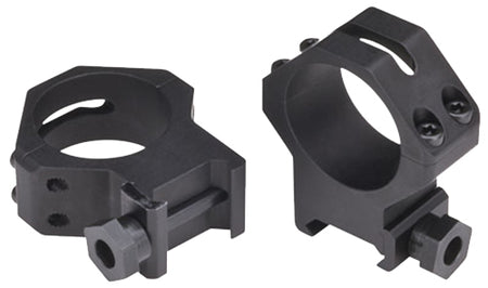 Weaver Mounts 48366 Skeleton Rings 30mm High Matte Black Four-Hole
