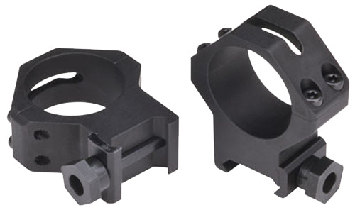 Weaver Mounts 48366 Skeleton Rings 30mm High Matte Black Four-Hole