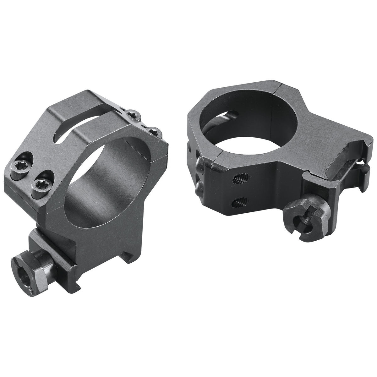 Weaver 48367 Skeleton Ring Mounts Matte Black 30mm Extra-High Profile