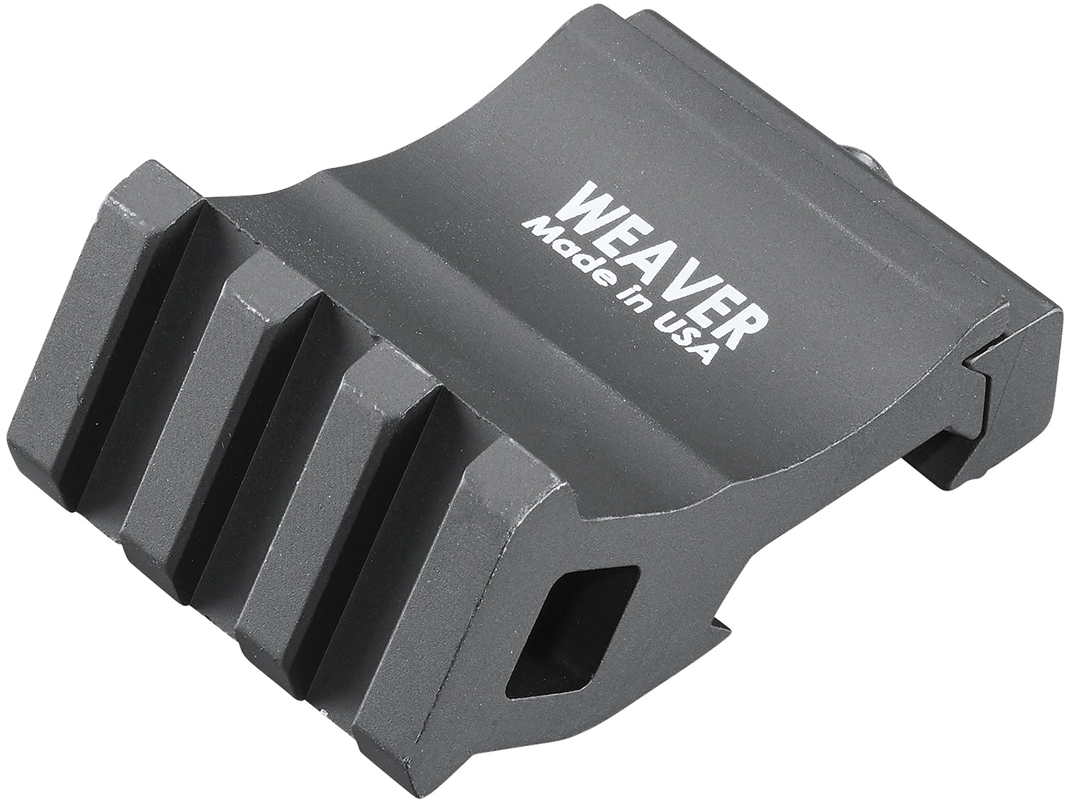 Weaver 99671 Picatinny Offset Rail Adapter 0 MOA Black Anodized