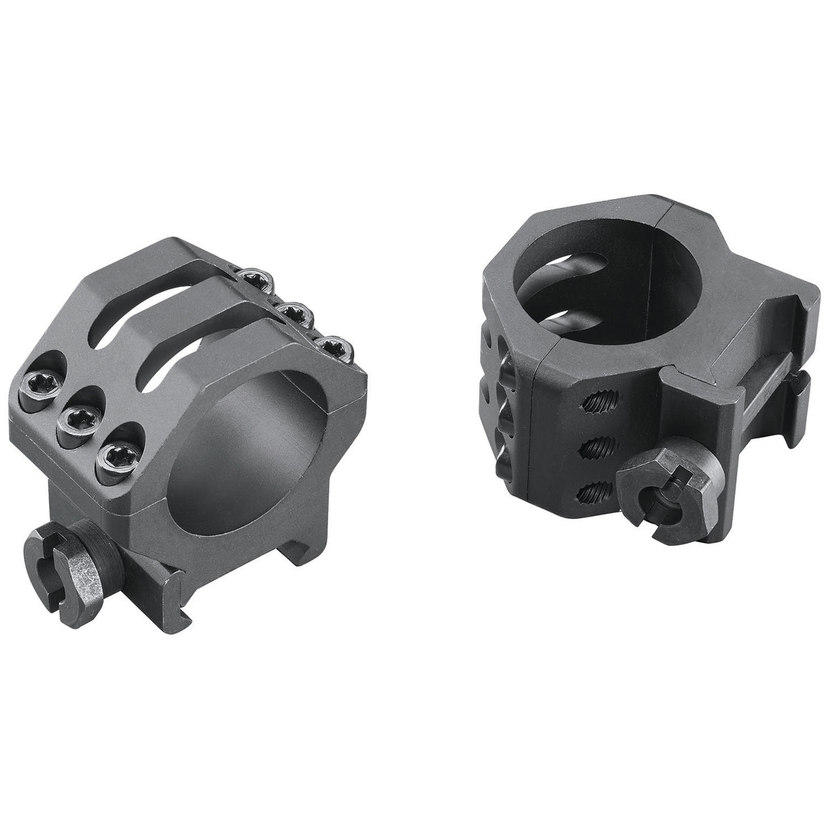 Weaver Mounts 99688 Picatinny Rings 1" Medium Matte Black Six-Hole