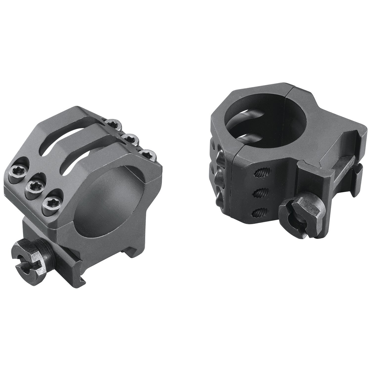 Weaver Mounts 99689 Picatinny Rings 1" High Matte Black Six-Hole