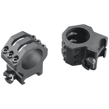 Weaver Mounts 99689 Picatinny Rings 1" High Matte Black Six-Hole