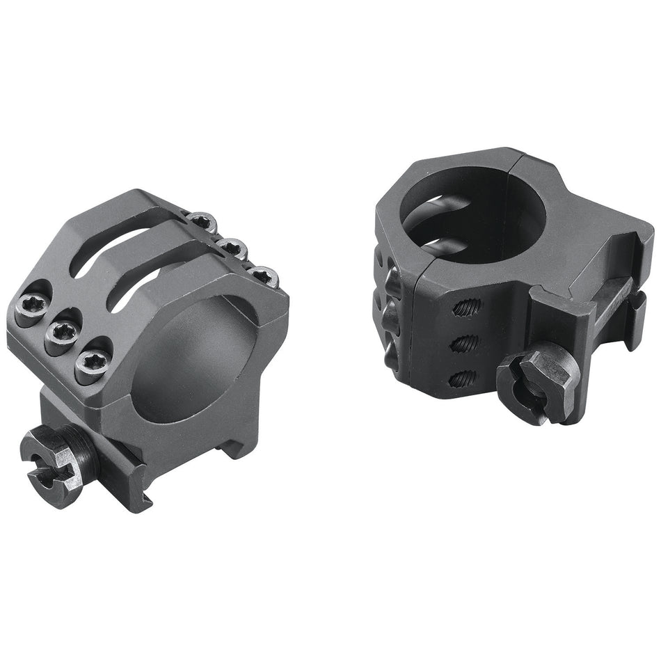 Weaver Mounts 99689 Picatinny Rings 1" High Matte Black Six-Hole
