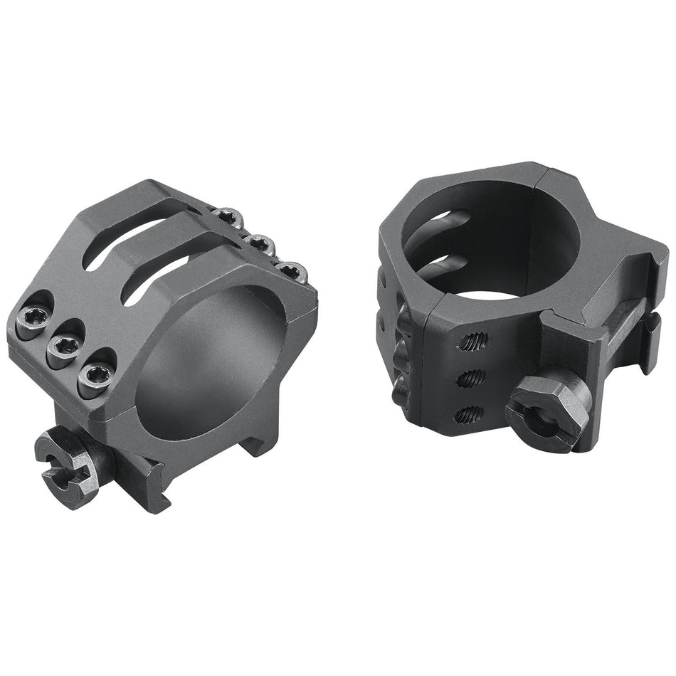 Weaver Mounts 99692 Picatinny Rings 30mm Low Matte Black Six-Hole