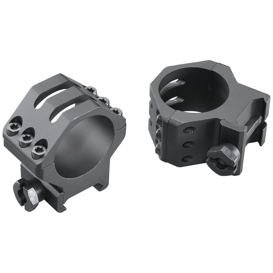 Weaver Mounts 99693 Picatinny Rings 30mm Medium Matte Black Six-Hole