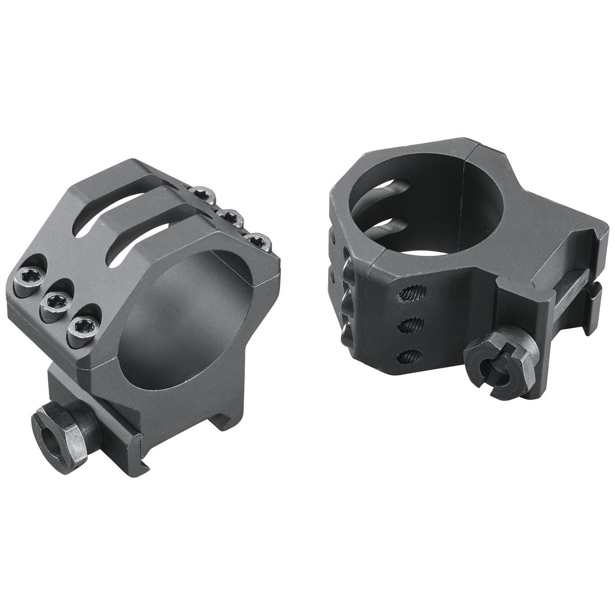 Weaver Mounts 99694 Picatinny Rings 30mm High Matte Black Six-Hole