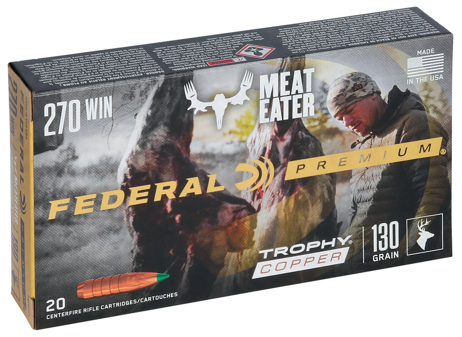 Federal .270 Winchester P270TC1 Premium Trophy Copper 130 Grain