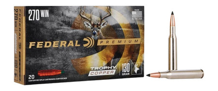 Federal .270 Winchester P270TC1 Premium Trophy Copper 130 Grain