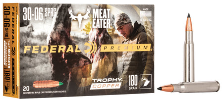 Federal .30-06 Springfield P3006TC1 Premium Trophy Copper 180 Grain