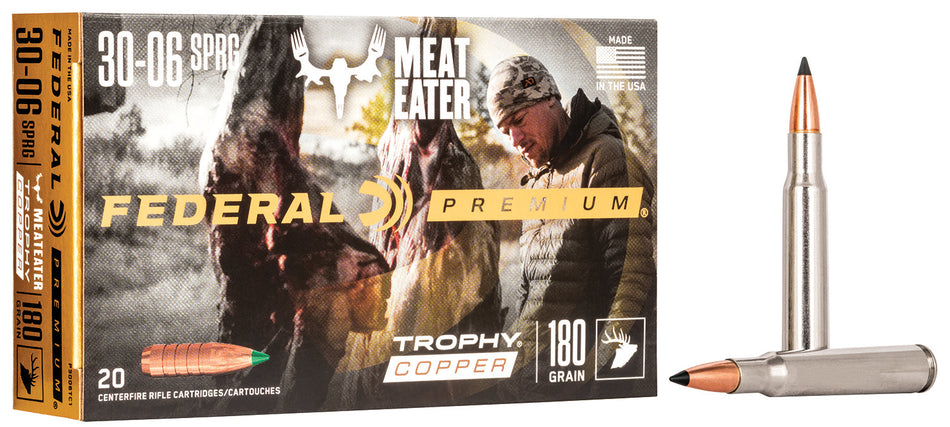 Federal .30-06 Springfield P3006TC1 Premium Trophy Copper 180 Grain