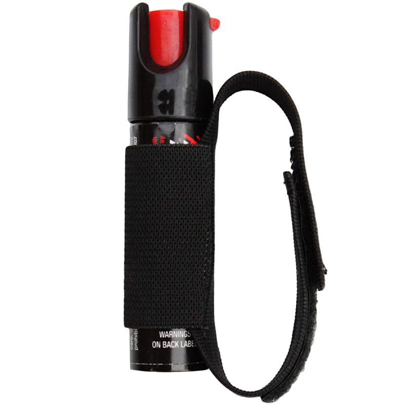 SABRE Black Runner Hand Strap 3-in-1 Pepper Spray 10ft Range