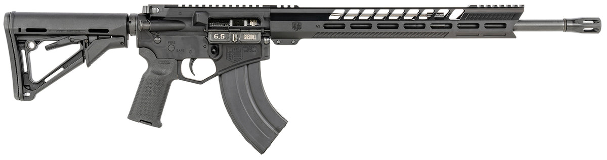 Diamondback DB1732N001 DB15 6.5 Grendel 18" 5+1,28+1 Black Adjustable Magpul CTR Stock Black Magpul MOE K2 Grip with Black Gold Lower 15" M-Lok