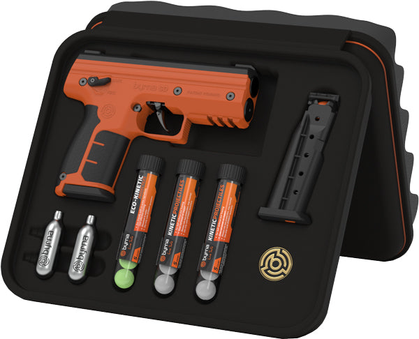 Byrna SD Orange Kinetic Kit - Includes 2 Mags and Projectiles