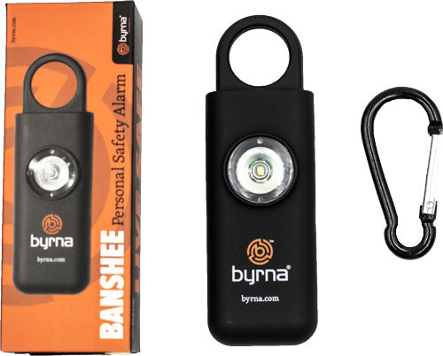 Byrna Banshee Alarm with Flashing Light Distress Signal and Clip