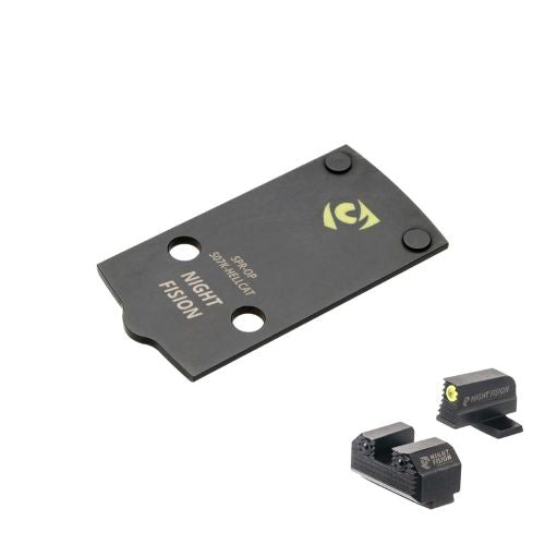 Night Fision 507K Optic Mounting Plate with Night Sight Set for SA Hellcat