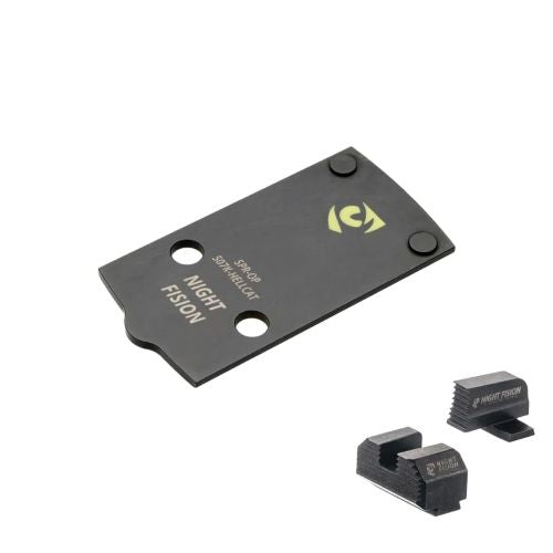 Night Fision 507K Optic Mounting Plate with Blank Sight Set for Hellcat
