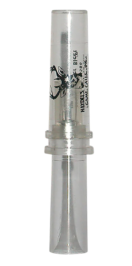 Haydel's Game Calls DB85 Open Deer Bleat Call - Doe Sound Attractor, Clear Acrylic