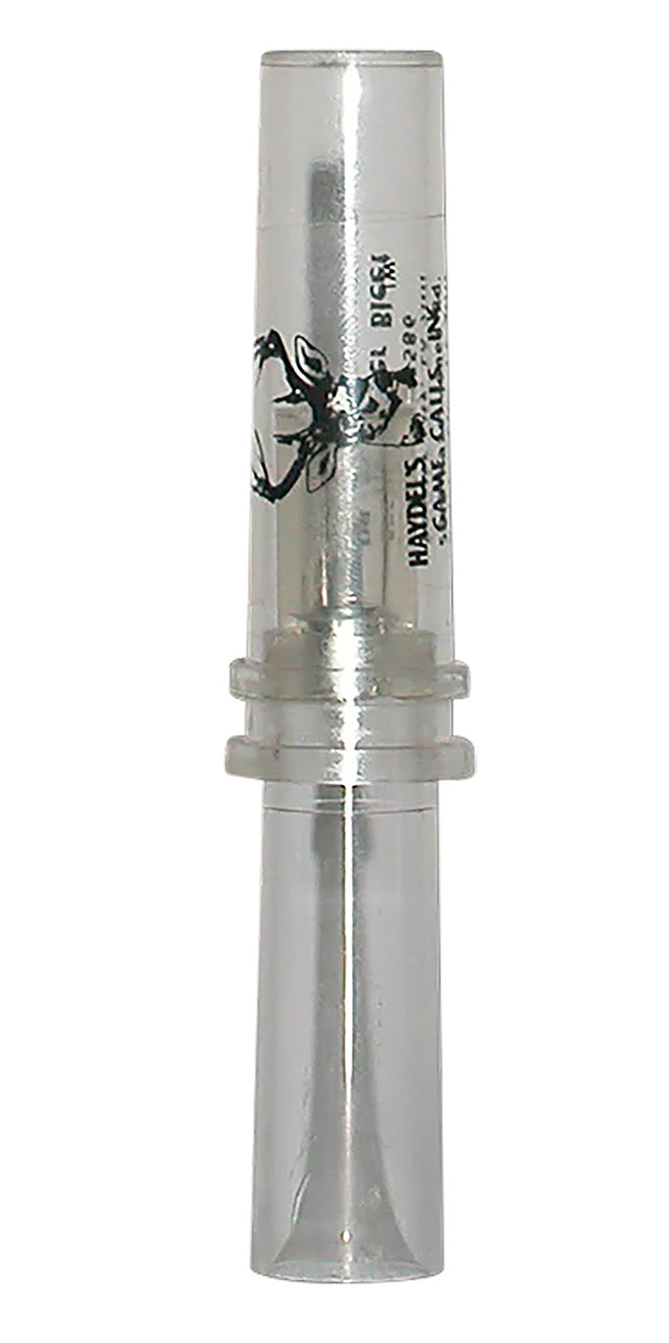 Haydel's Game Calls DB85 Open Deer Bleat Call - Doe Sound Attractor, Clear Acrylic