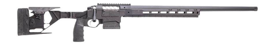 Seekins Precision 11710511F Havak Hit Pro M3 22 Creedmoor 24" Black Heavy Contour Threaded Barrel, Black Armorer Anodized Aluminum Receiver w/Picatinny Rail, Arca Rail Forend, Adjustable Folding Black