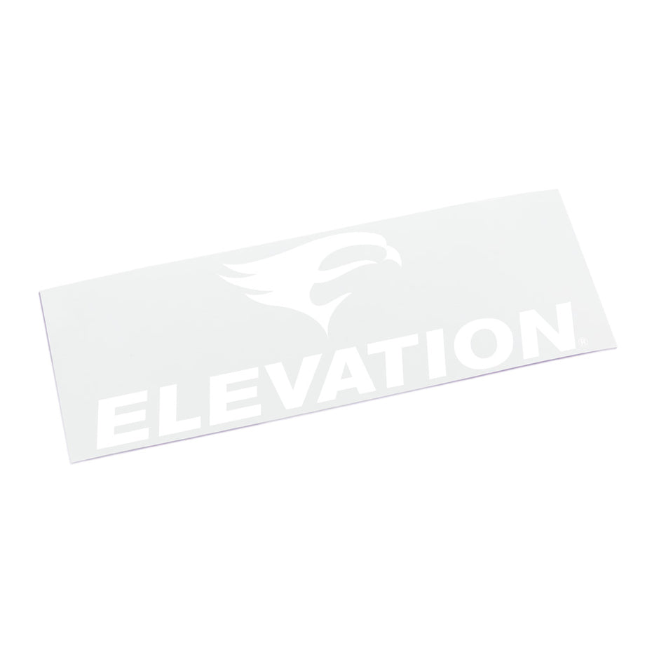 Elevation Vinyl Decal 8 Inch White