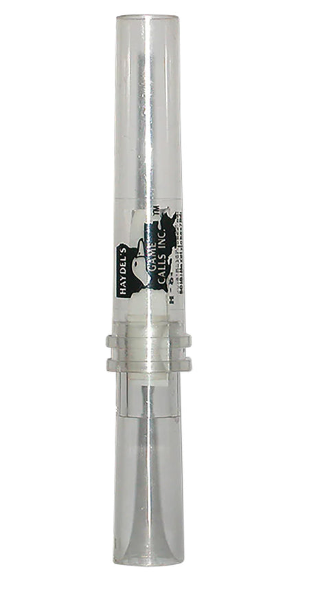 Haydel's Game Calls H81 Canadian Honker Goose Call - Cluck & Comeback, Clear Polycarbonate