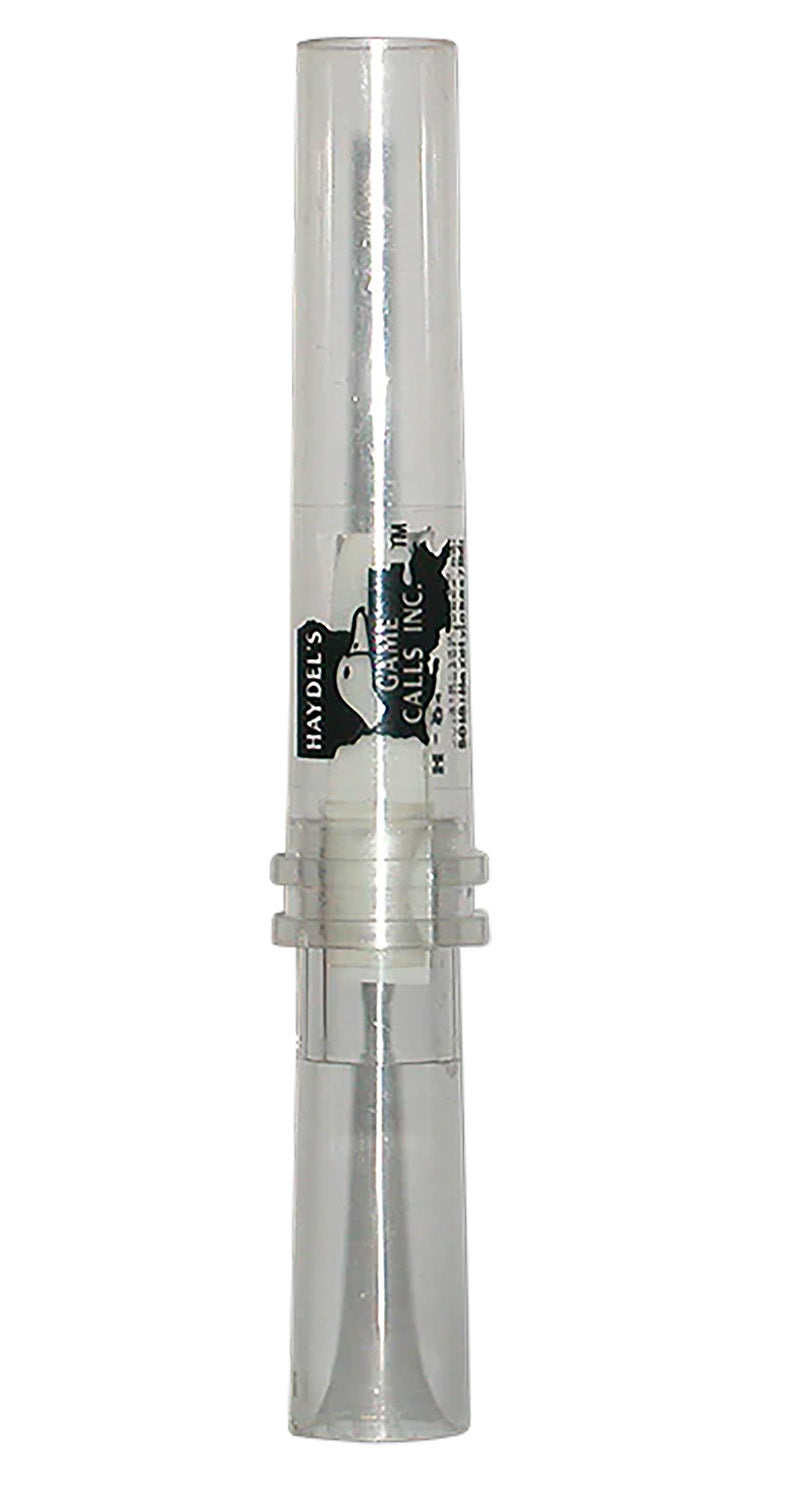 Haydel's Game Calls H81 Canadian Honker Goose Call - Cluck & Comeback, Clear Polycarbonate