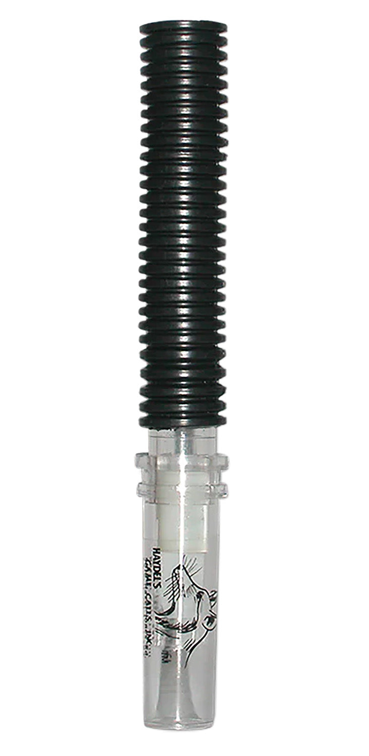 Haydel's CH92 Compact Coyote Howler Call - Authentic Coyote Sounds, Clear/Black Plastic