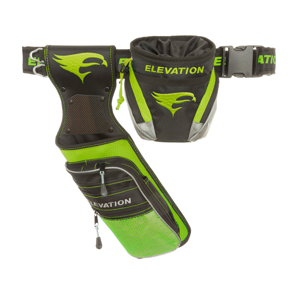 Elevation Nerve Field Quiver Package RH Green with Release Pouch and Belt
