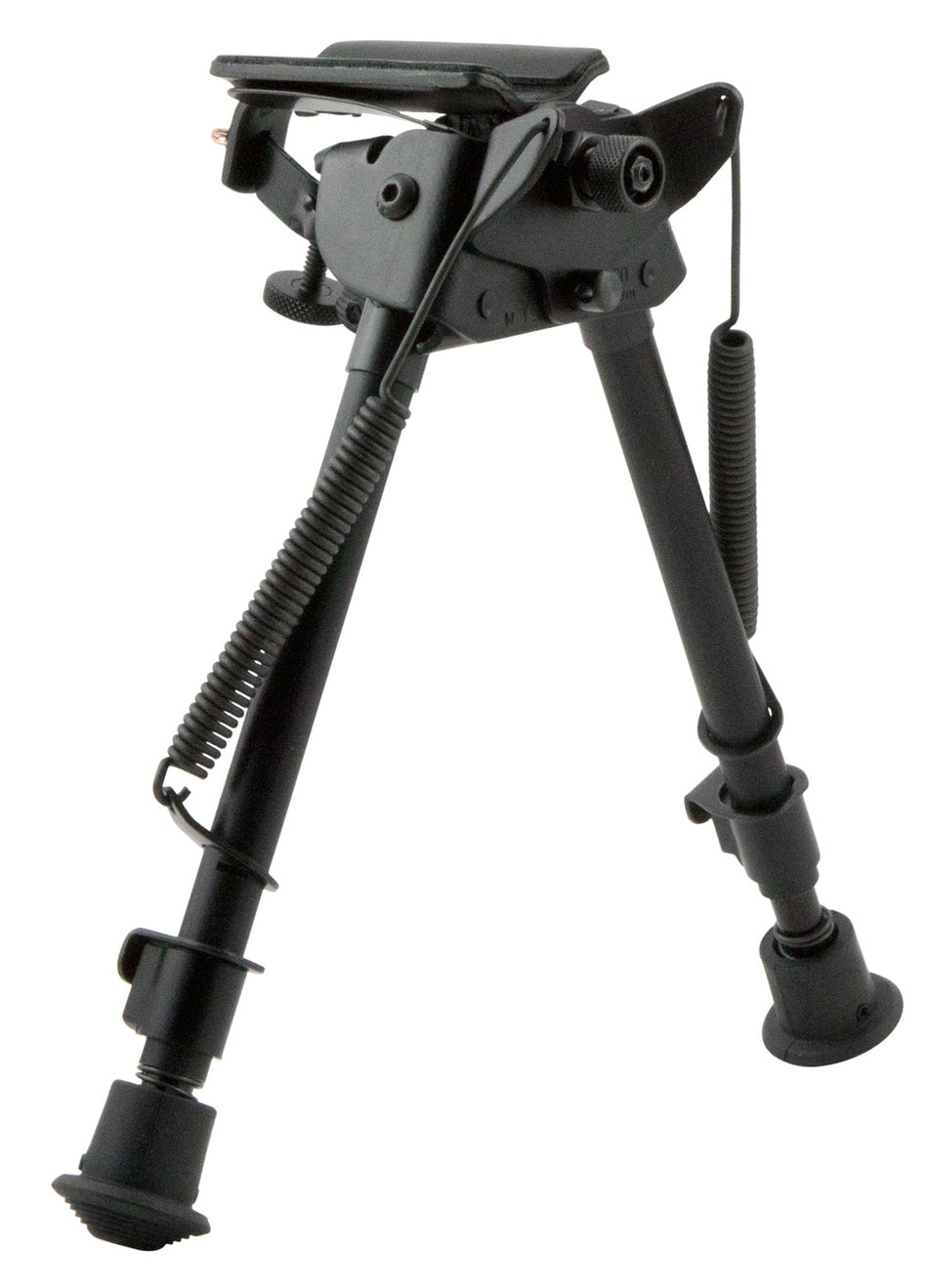 Harris Bipod LMS L Series Swivel 9-13" Black Anodized Notched Legs Rubber Feet