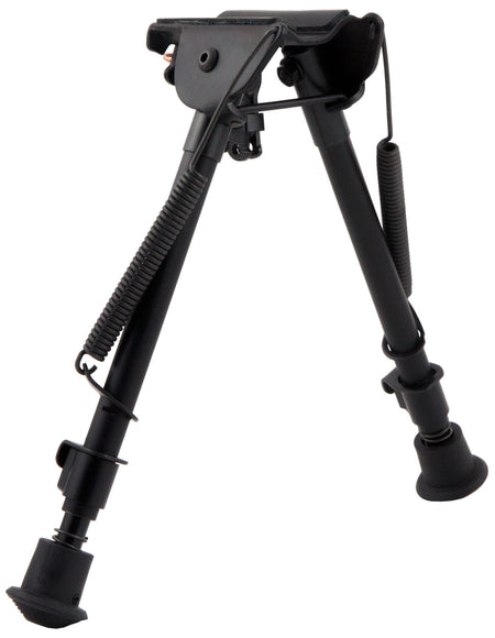 Harris Bipod LM1A2 Non-Swivel L Swivel Stud 9-13" Notched Legs Black Anodized