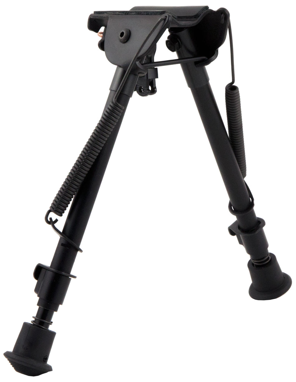 Harris Bipod LM1A2 Non-Swivel L Swivel Stud 9-13" Notched Legs Black Anodized