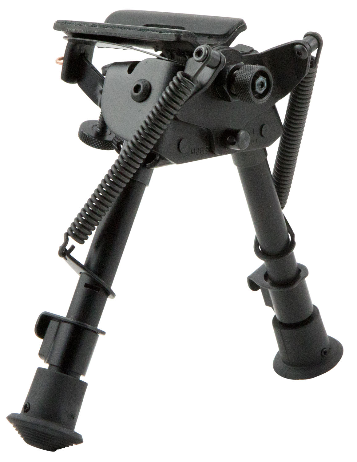 Harris Bipod BRM1A2 Non-Swivel BR Swivel Stud 6-9" Notched Legs Black Anodized