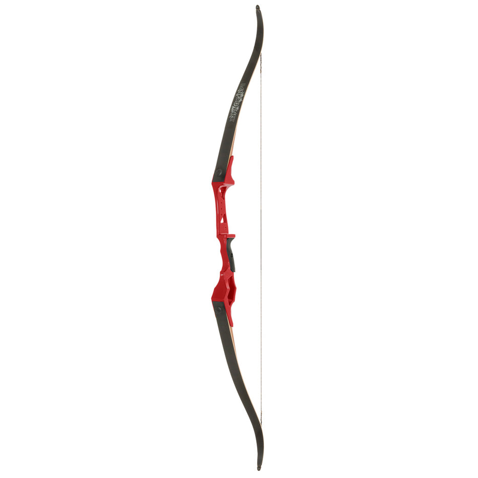 Fin Finder Bank Runner 58 in. 35 lb. Bowfishing Recurve Bow Red Right Hand