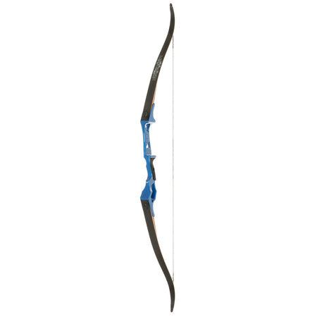 Fin Finder Bank Runner 58 in. 35 lb. Bowfishing Recurve Bow Blue Right Hand