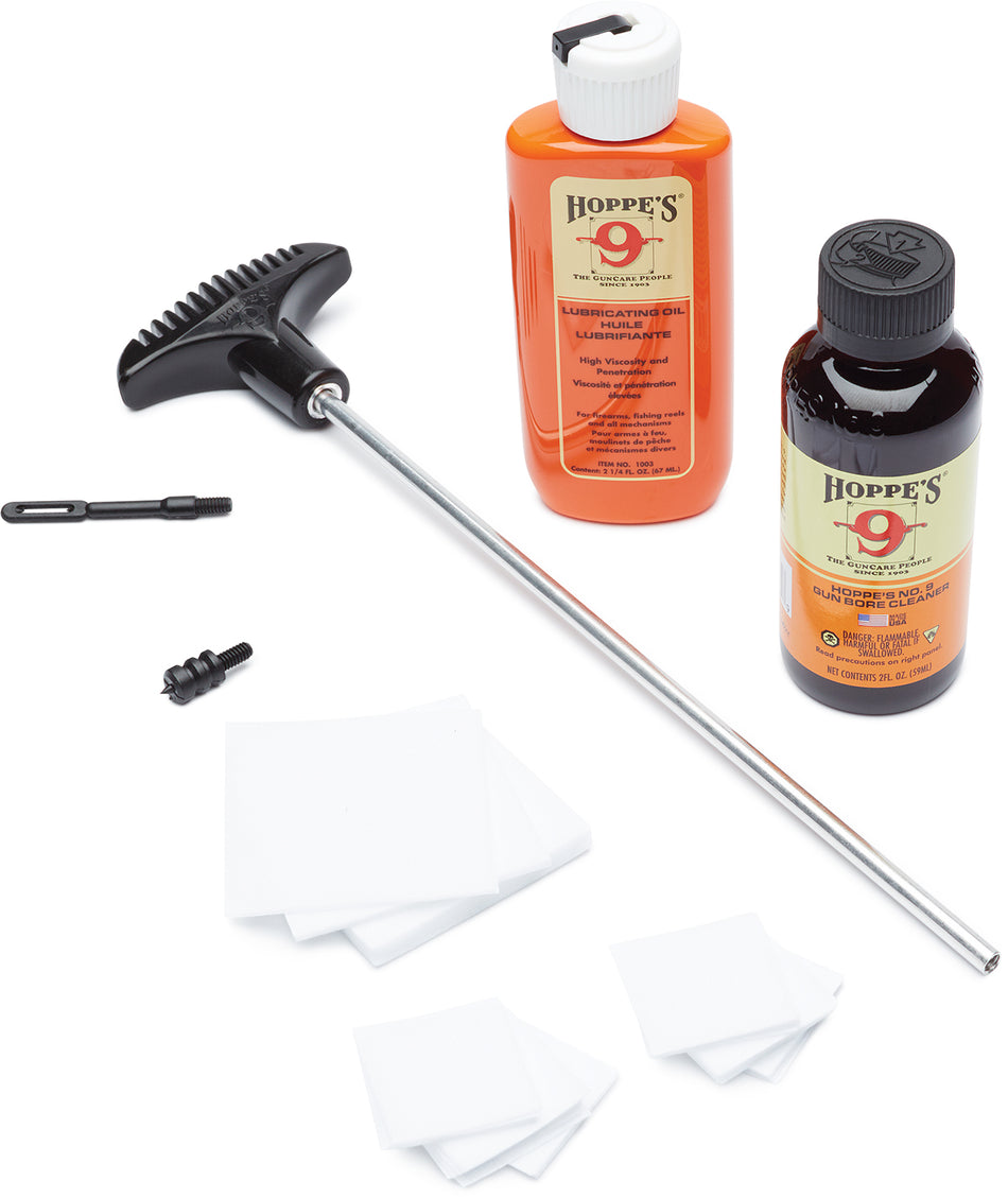 Hoppe's PCO38B .38, .357 & 9mm Pistol Cleaning Kit (Clamshell Pack)