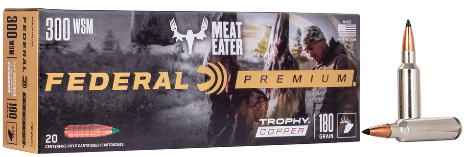 Federal .300 WSM P300WSMTC1 Premium Trophy Copper 180 Grain