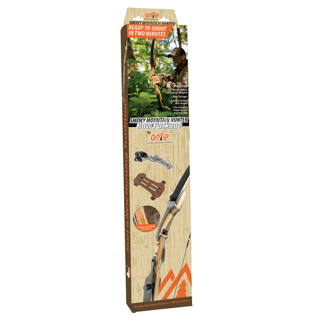 October Mountain Smoky Mountain Hunter 62 in. 45 lb. Right Hand Bow Package