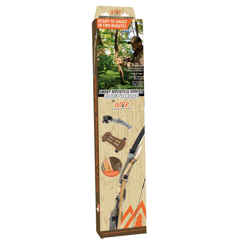 October Mountain Smoky Mountain Hunter 62 in. 45 lb. Right Hand Bow Package