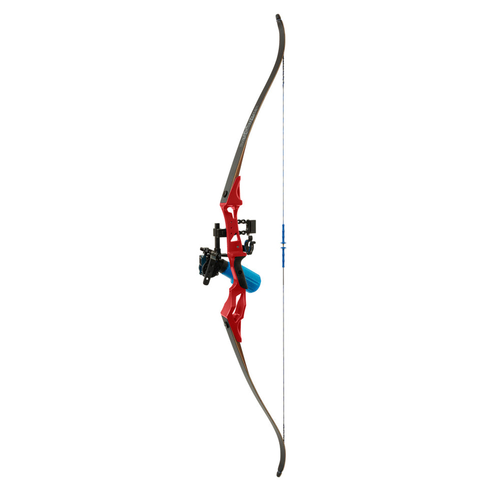 Fin Finder Bank Runner Bowfishing Recurve with Winch Pro Reel Red 35 lb. RH