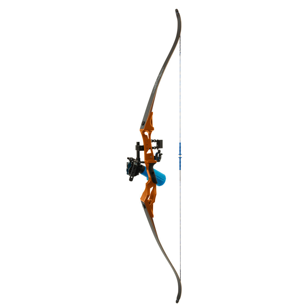 Fin Finder Bank Runner Bowfishing Recurve with Winch Pro Reel Orange 35 lb. RH