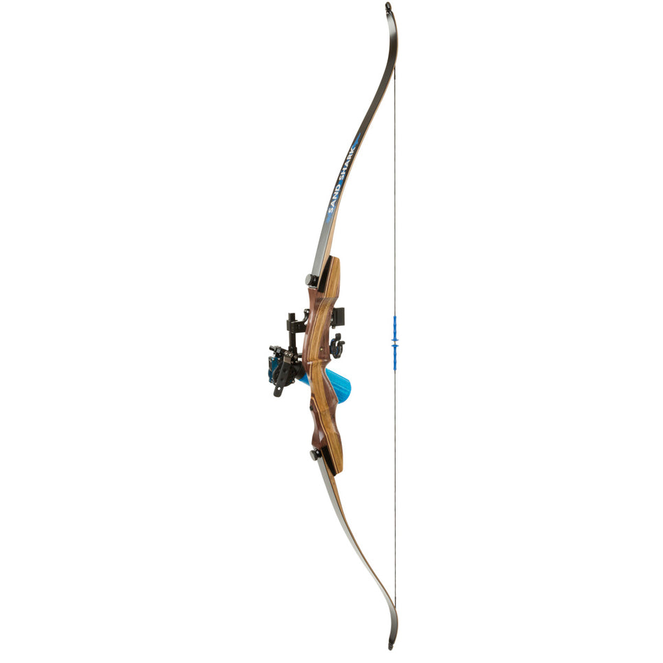 Fin Finder Sand Shark Recurve Bowfishing Package Winch Pro Bowfishing Reel 62 in. 35 lbs. RH