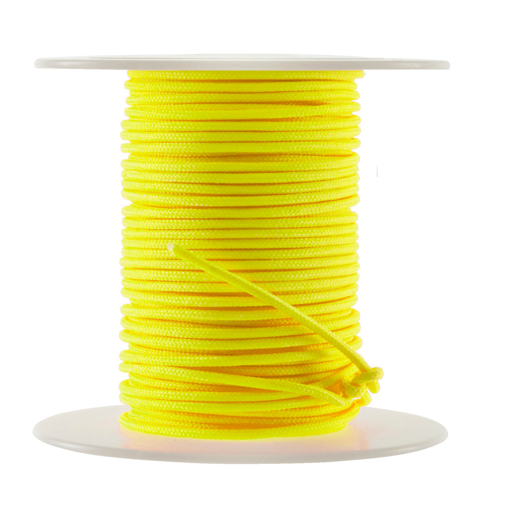 October Mountain Endure-XD Archery Release Loop Rope Fluorescent Yellow 100 ft.
