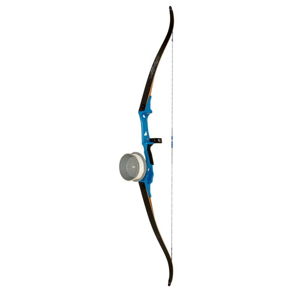 Fin Finder Bank Runner Recurve Bowfishing Package Drum Reel Blue 58 in. 35 lbs. RH