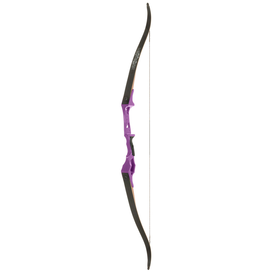 Fin Finder Bank Runner Recurve Bowfishing Bow Purple 58 in. 20 lb Right Hand