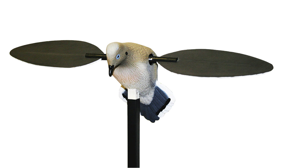 Mojo Outdoors Voodoo Dove Decoy with Magnetic Wings and Steel Support Pole, Multi Color