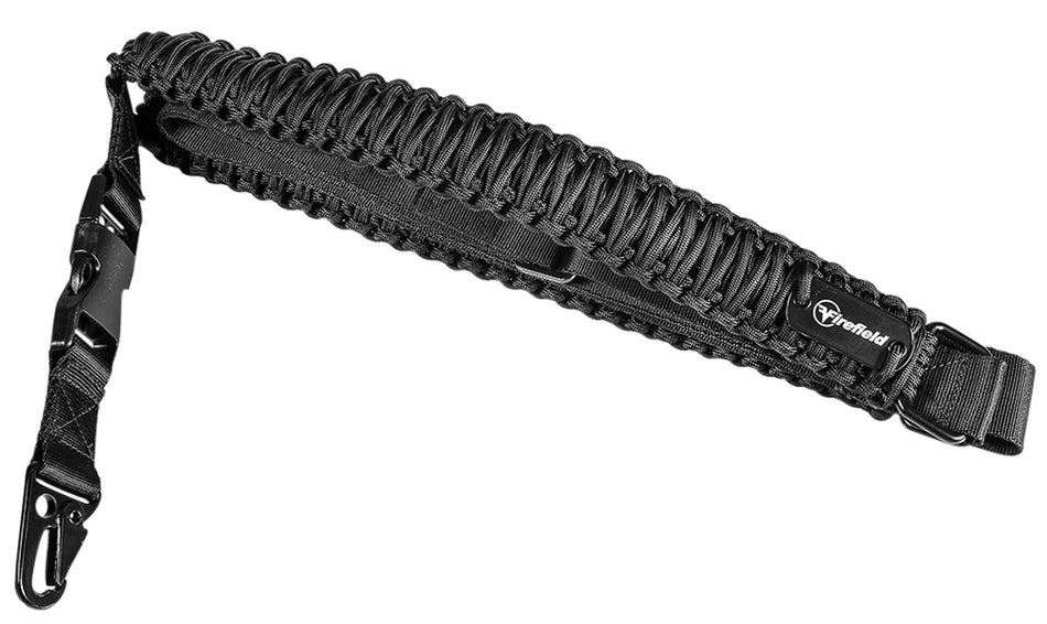 Firefield FF46000 Black Nylon Paracord Single Point Tactical Rifle Sling