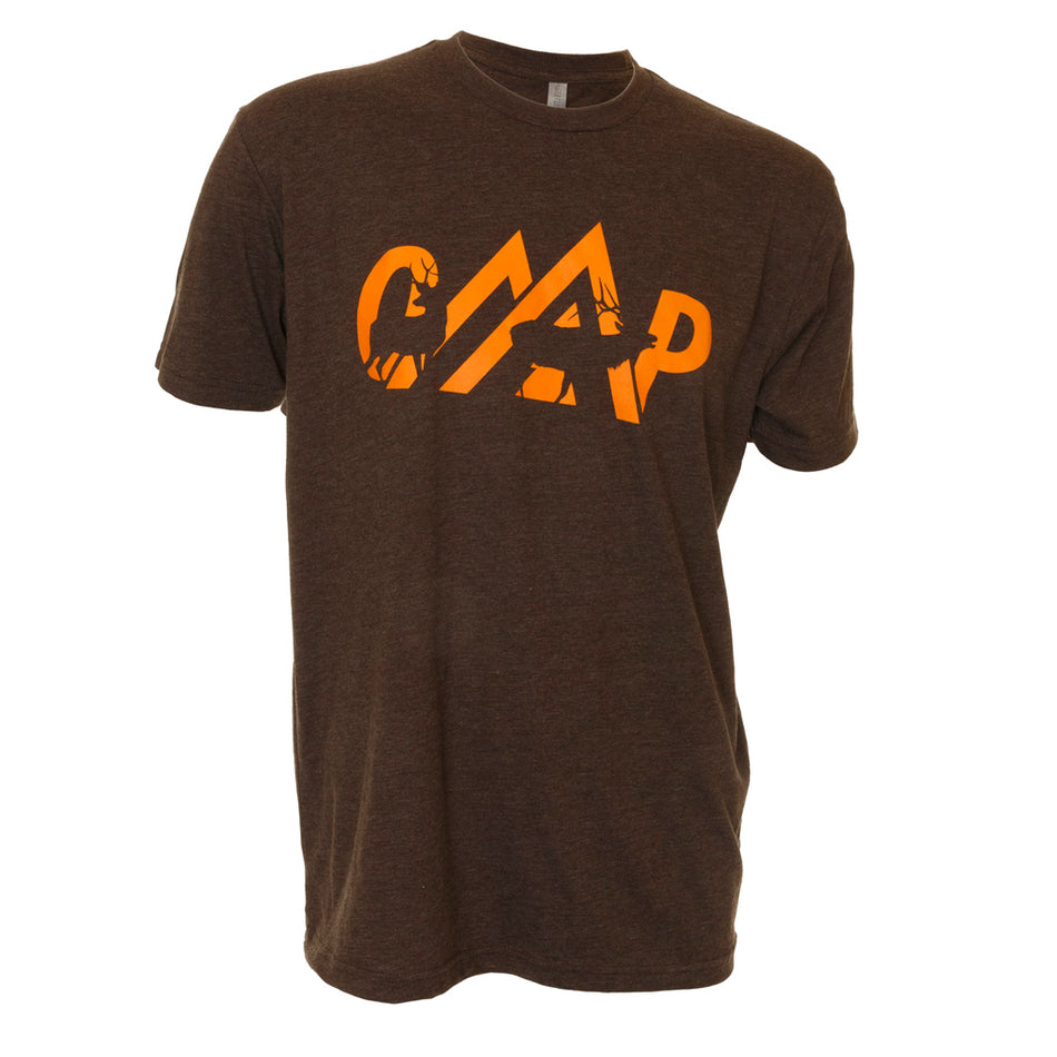 October Mountain Espresso Logo Tee Medium