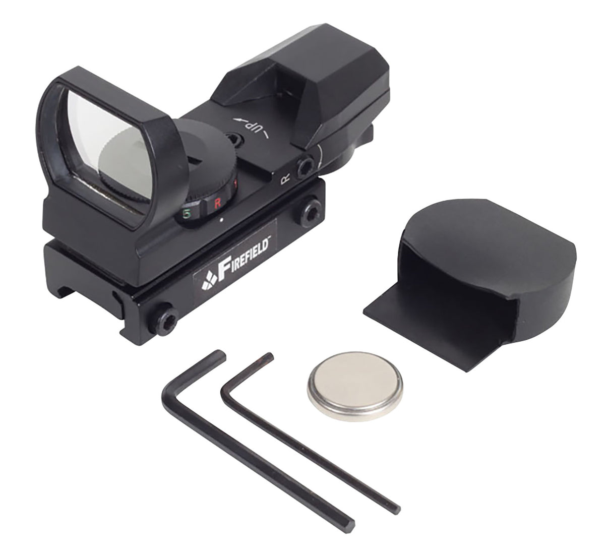 Firefield Multi Red Green Reflex Sight Black 1x 33mm 1 MOA 5 MOA Dot Multi Reticle