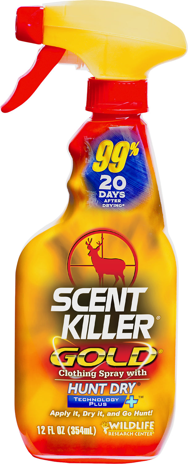 Wildlife Research Scent Killer Gold Hunt Dry Technology Odorless Spray 12oz